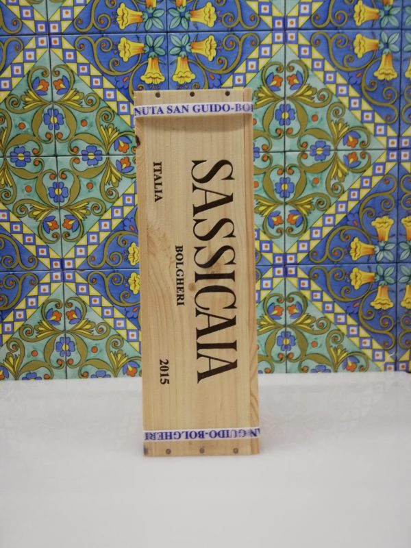 Sassicaia 2015 Bolgheri DOC Magnum 1,5 l in cassa legno sigillata- Tenuta San Guido