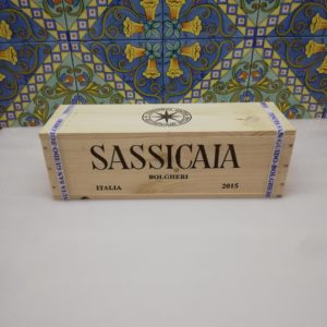 Sassicaia 2015 Bolgheri DOC Magnum 1,5 l in cassa legno sigillata- Tenuta San Guido