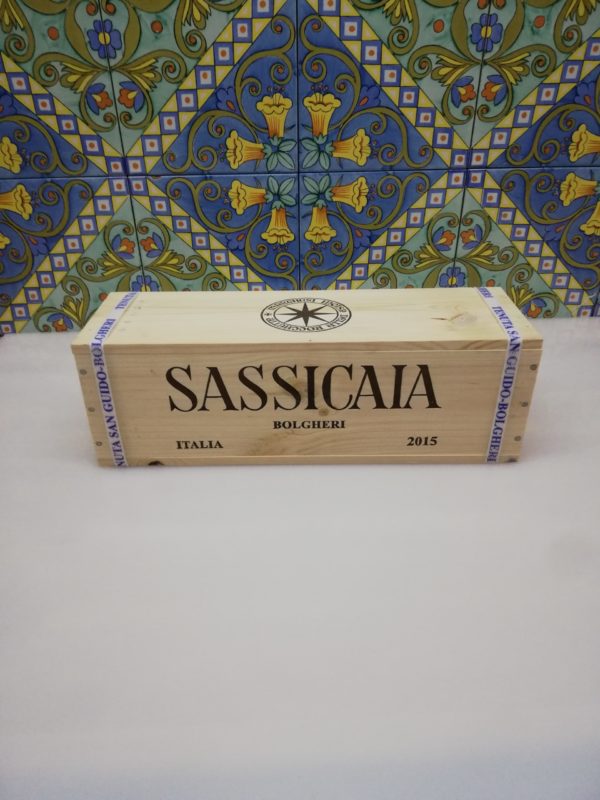 Sassicaia 2015 Bolgheri DOC Magnum 1,5 l in cassa legno sigillata- Tenuta San Guido