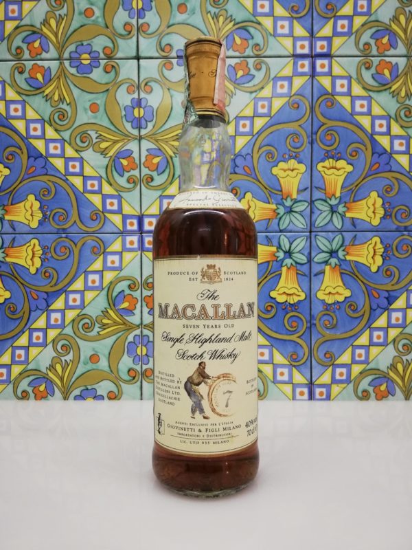 Whisky The Macallan 7 Years Old Giovinetti e Figli – cl 70 vol 40 %