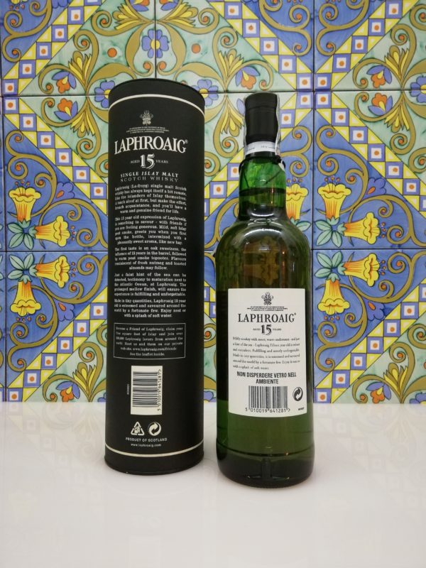 Laphroaig 15 Y.O. Single Islay Scotch Whisky  vol 43% cl 70