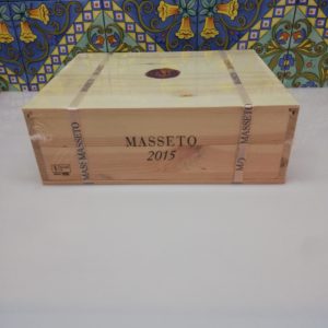 Toscana IGT “Masseto” 2015 – Tenuta Masseto Cassa in legno sigillata 3 bottiglie 750 ml
