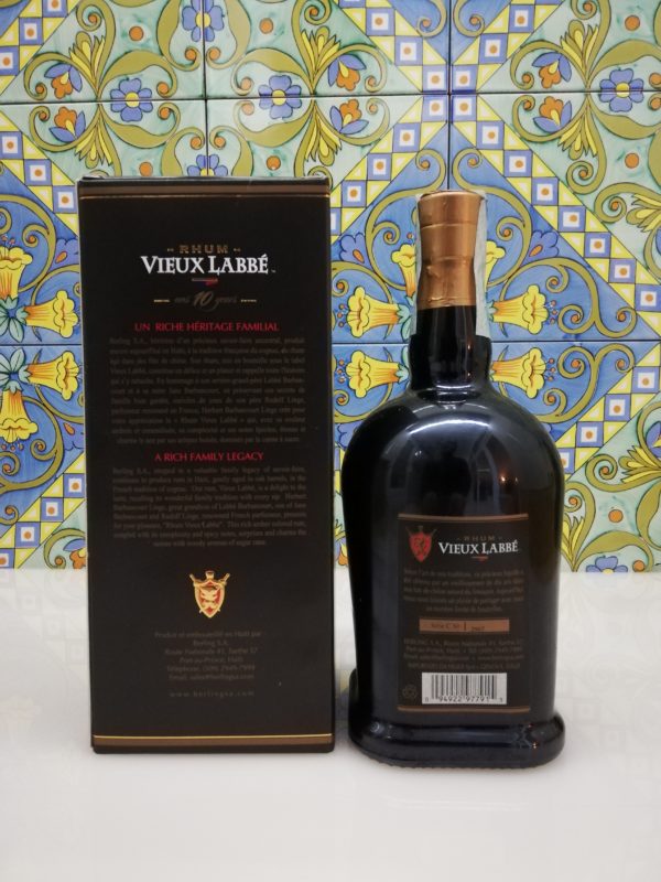 Rum Berling Vieux Labbe’ ” Haiti” 10 Y.O.  vol 43% cl 70