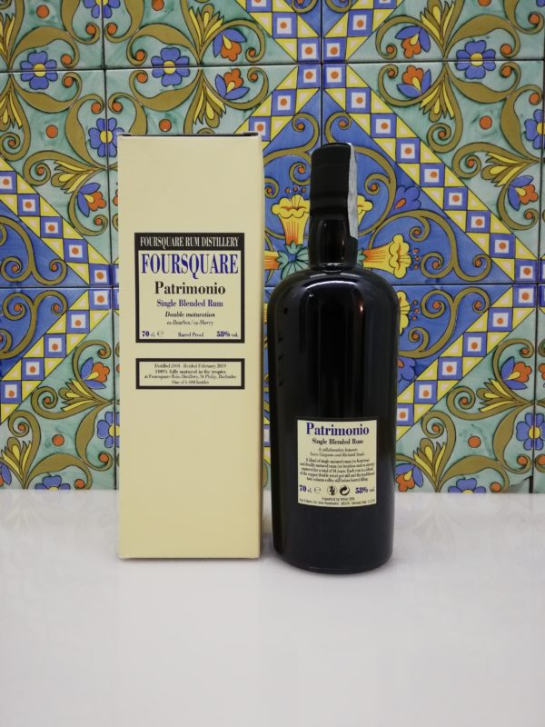 Rum Foursquare Patrimonio – cl 70 vol 58%