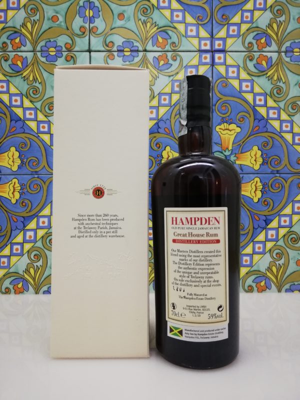 Rhum Rum The Hampden Great House Distillery Edition vol 59 % cl 70