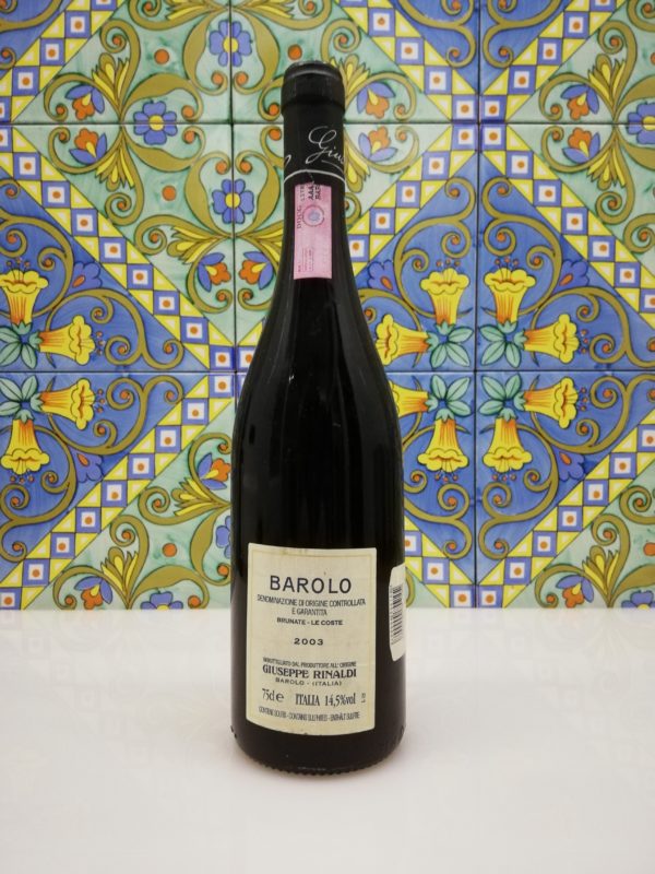 Barolo Brunate- Le Coste DOCG 2003 – Giuseppe Rinaldi