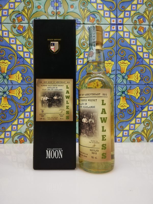 Whisky Moon Import 35° Anniversary “Lawless” Distilled 2006 -cl 70 vol 45%