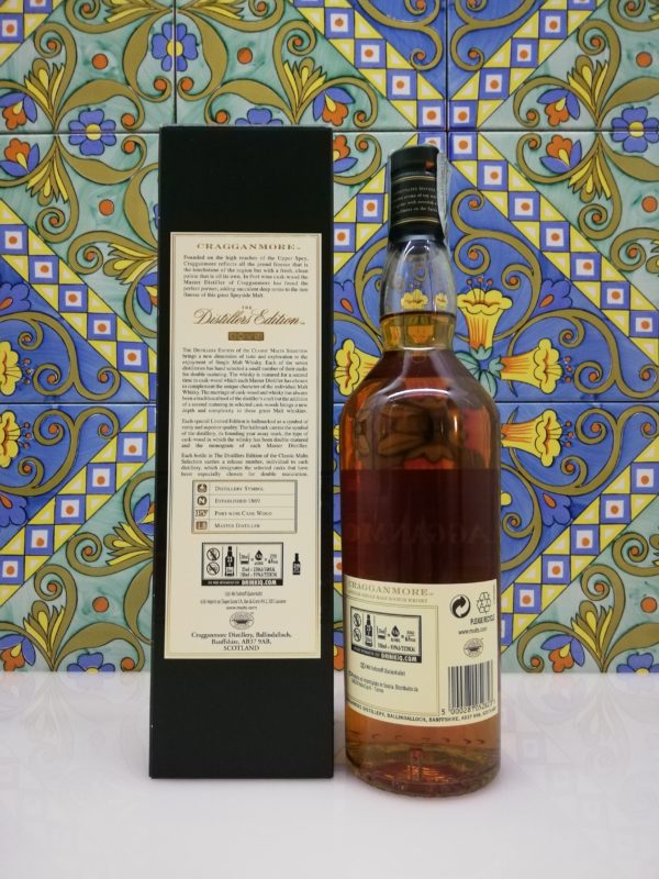 Whisky Single Malt “Cragganmore” Limited Edition 2018 vol 40% cl 70