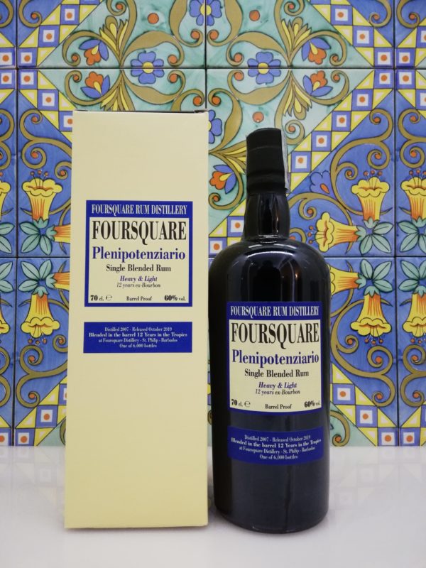 Rum Foursquare Plenipotenziario 12 y.o. vol 60% cl 70