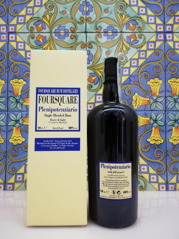 Rum Foursquare Plenipotenziario 12 y.o. vol 60% cl 70