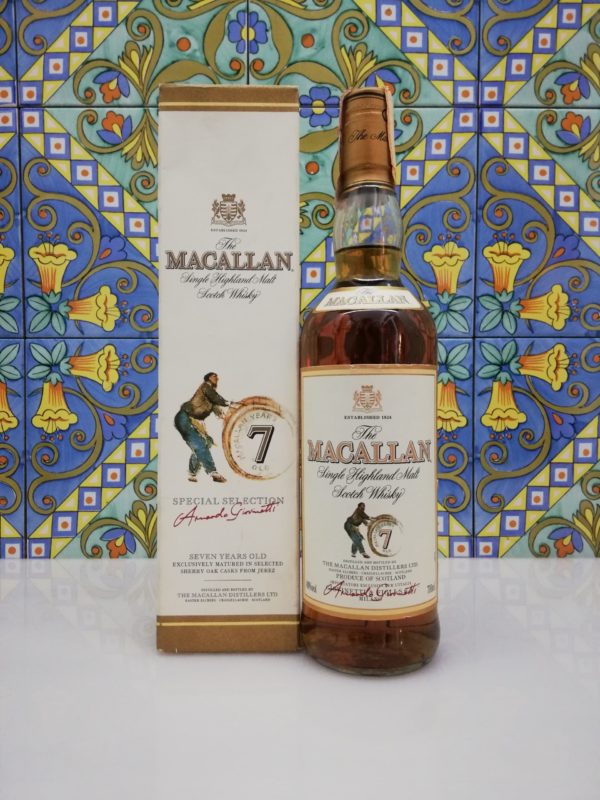 Whisky The Macallan 7 Years Old Giovinetti e Figli Bottled 2004 – cl 70 vol 40 %