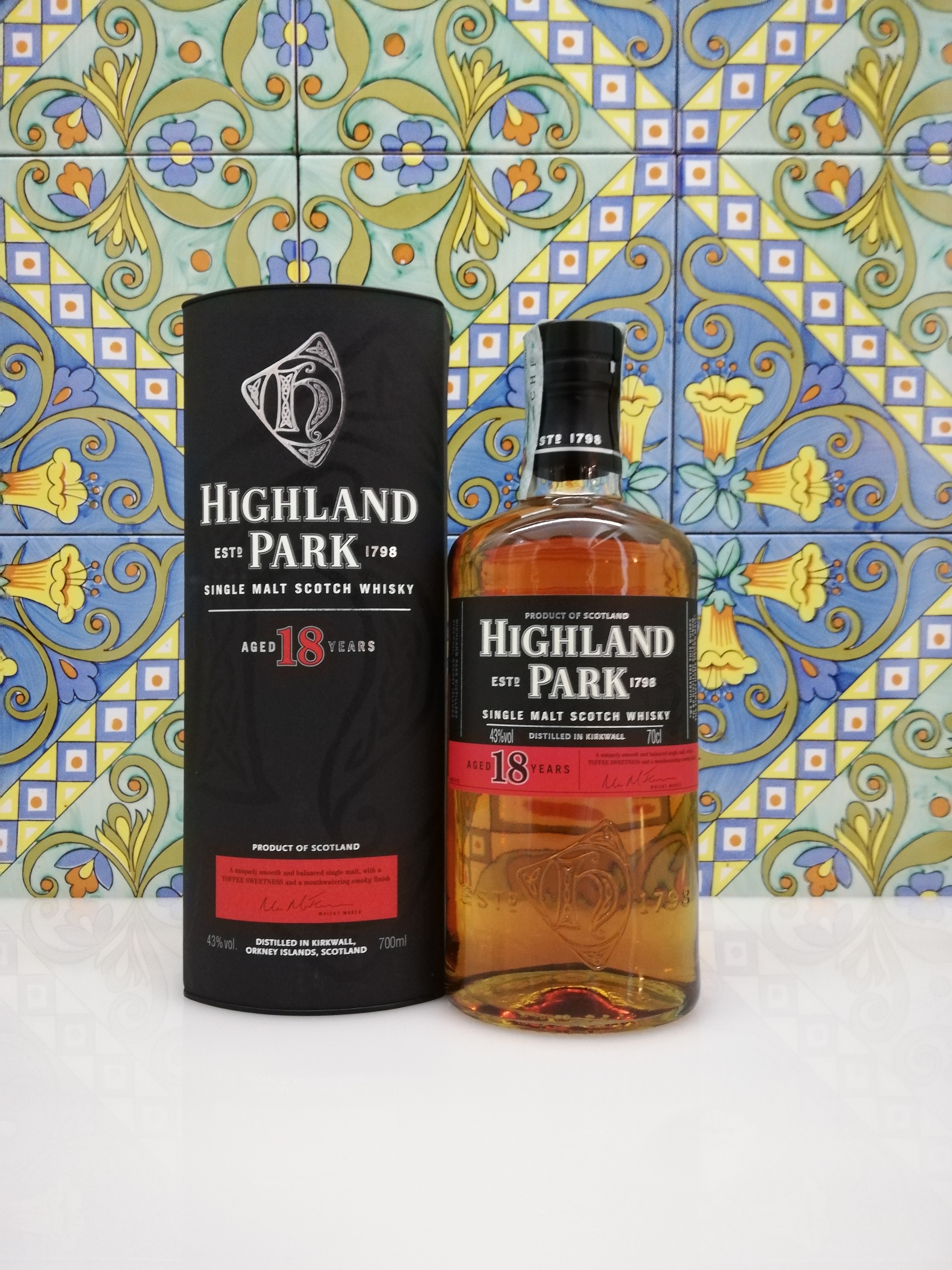 Single highland scotch whisky
