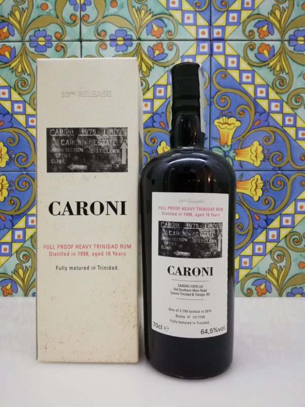 Rum Caroni 1998 16 Y.o. Ful Proof  32rd Release Vol.64,5% cl.70 Velier