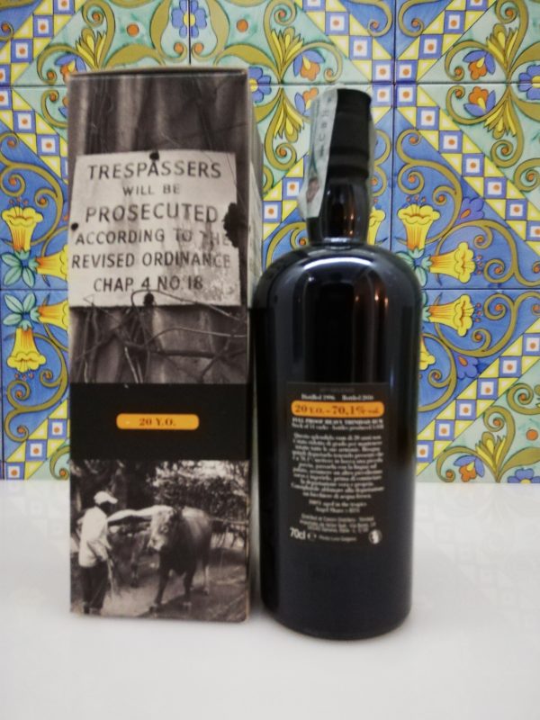 Rum Caroni 1996  full proof 20 Y.o.”Trespassers” Vol.70,1% cl.70 Velier