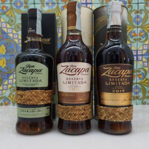 Rum Serie Zacapa Reserve Limitada 2014-2015-2019 cl 70 vol 45 %