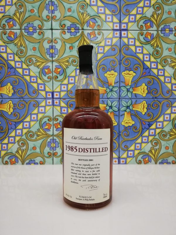 Rum “Old barbados 1985” Bottled 2001 vol 43% cl 70