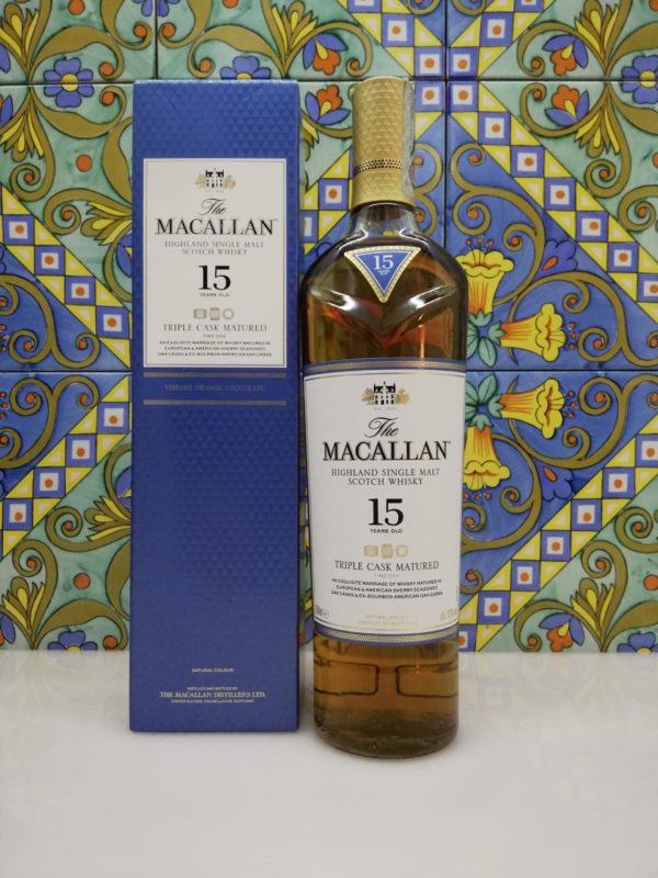 Whisky Macallan 15 y.o. Triple Cask Matured Fine Oak cl 70 vol 43%