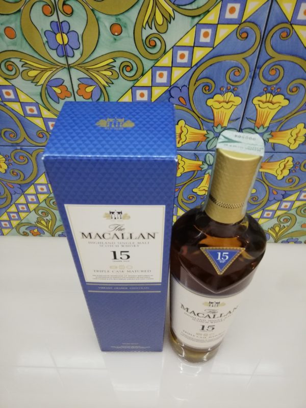 Whisky Macallan 15 y.o. Triple Cask Matured Fine Oak cl 70 vol 43%