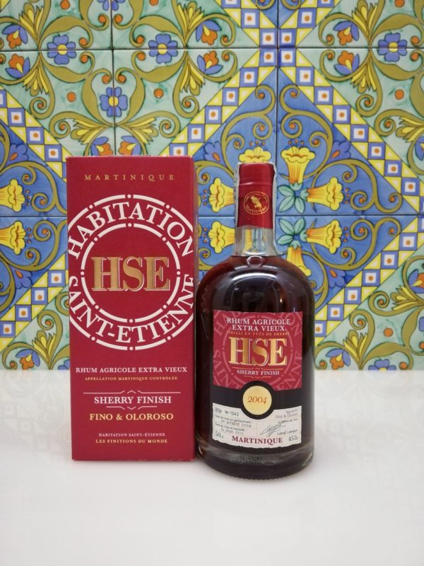 Rum Extra Vieux 2004 Sherry Finish Fino E Oloroso Habitation Saint-Etienne vol 45% cl 50