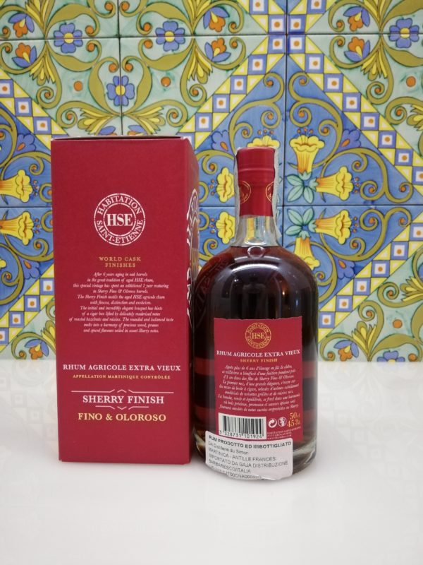 Rum Extra Vieux 2004 Sherry Finish Fino E Oloroso Habitation Saint-Etienne vol 45% cl 50