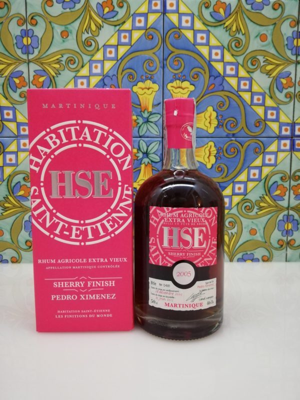 Rum Extra Vieux 2005 Sherry Finish Pedro Ximenez Habitation Saint-Etienne cl 50 vol 46%