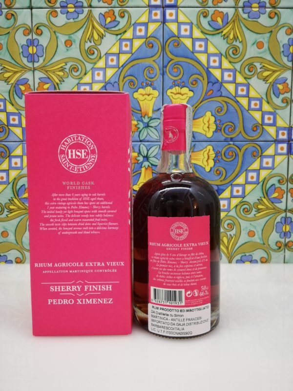 Rum Extra Vieux 2005 Sherry Finish Pedro Ximenez Habitation Saint-Etienne cl 50 vol 46%