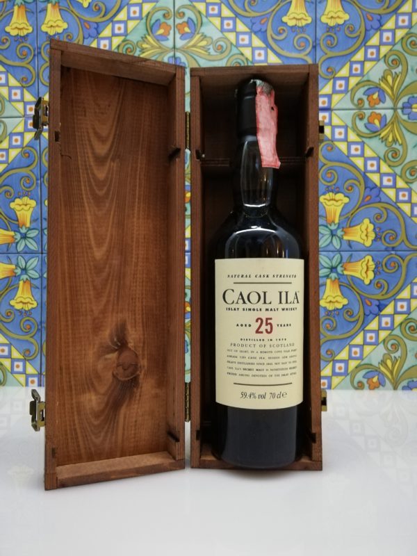 Whisky Caol Ila 25yo 1978 70cl vol59.4% with wood box