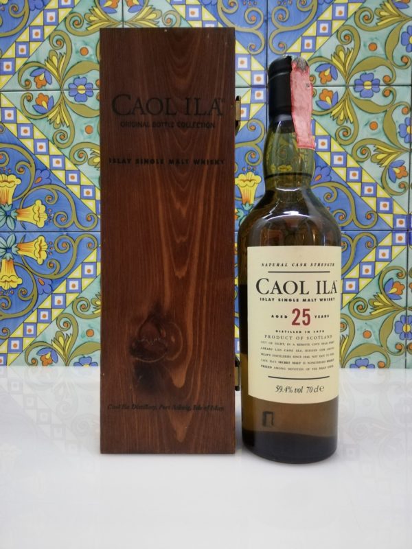 Whisky Caol Ila 25yo 1978 70cl vol59.4% with wood box