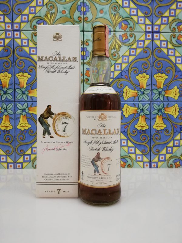 Whisky The Macallan 7 Years Old Giovinetti e Figli Bottled 2002 – cl 70 vol 40 %