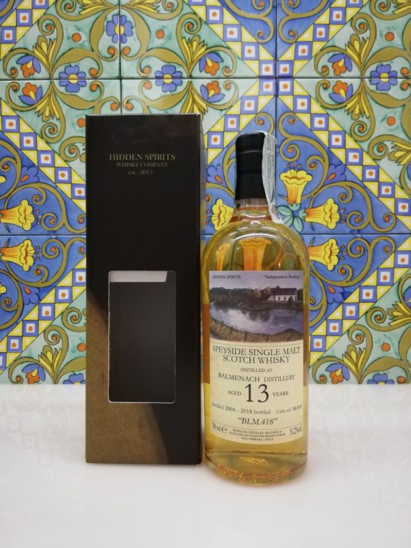 Whisky Balmenach 13 y.o. 2004-2018 Hidden Spirits vol 51,2% cl 70