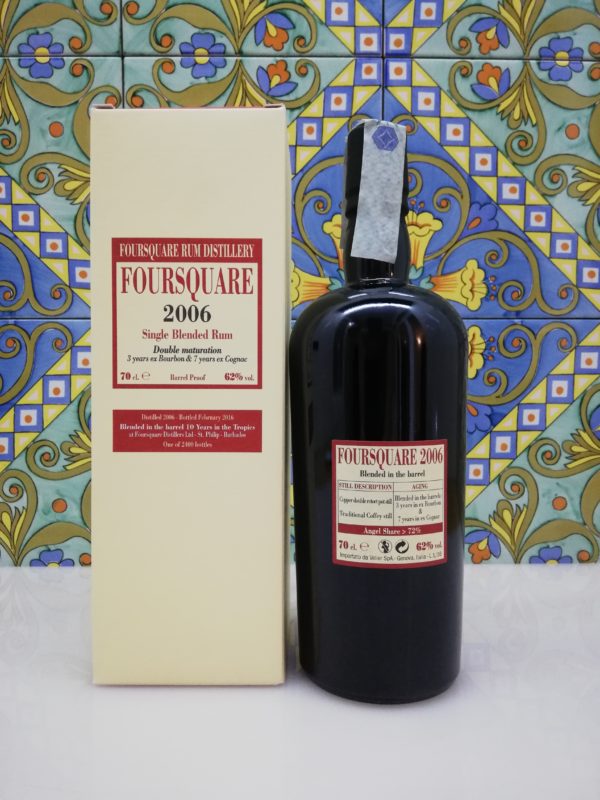 Rum Foursquare 2006 10 Y.o Vol.62% cl.70 Velier