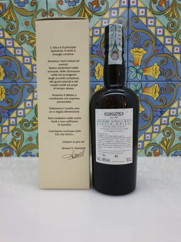 Whisky Samaroli Cragganmore 1993 Speyside Single malt vol 45% cl 50