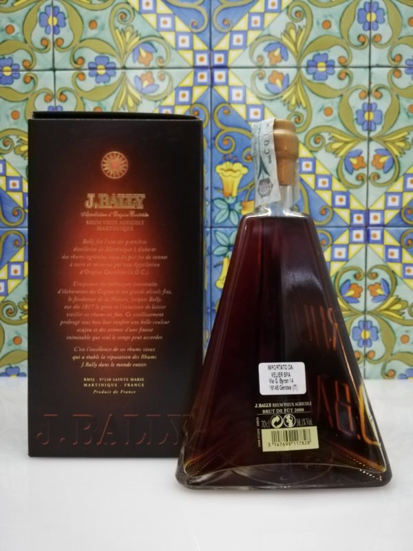 Rum Rhum J.Bally 2000  Brut de Fut Vol.58.1%  cl.70 Agricole Martinique Velier