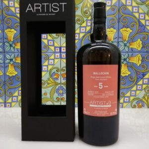 Whisky Ballechin 2010 Artist #9 -5 years old – vol  57,7° cl 70