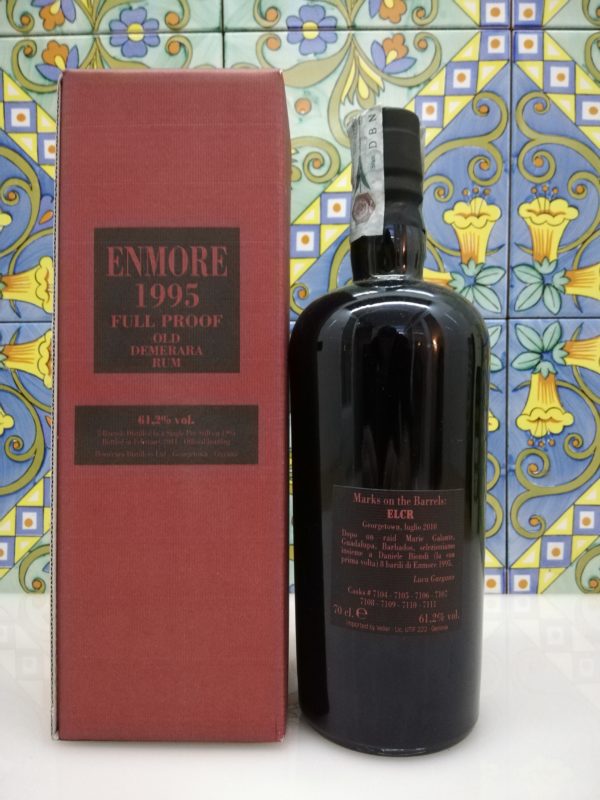 Rum Enmore 1995 Demerara Distillery, Velier Vol.61,2% cl.70