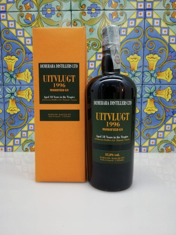 Rum Demerara Uitvlugt 1996 Vol.57,2% cl.70 Velier