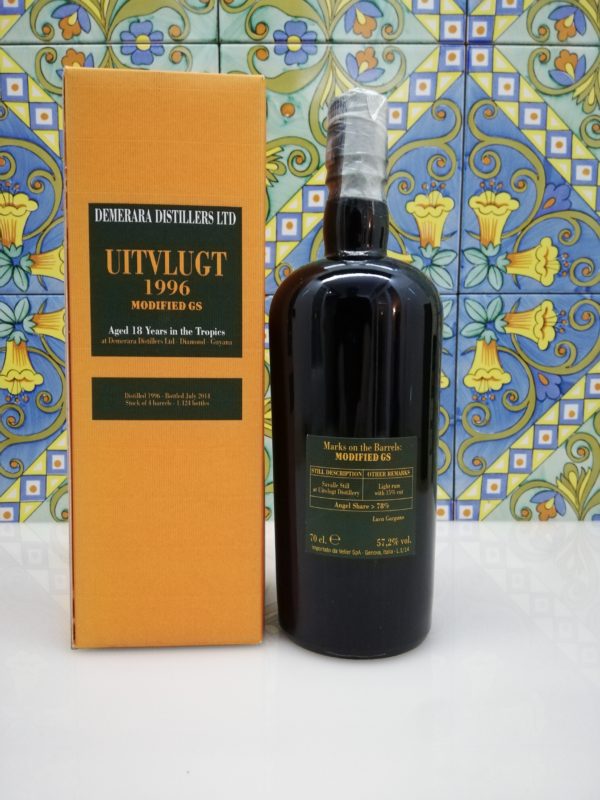 Rum Demerara Uitvlugt 1996 Vol.57,2% cl.70 Velier