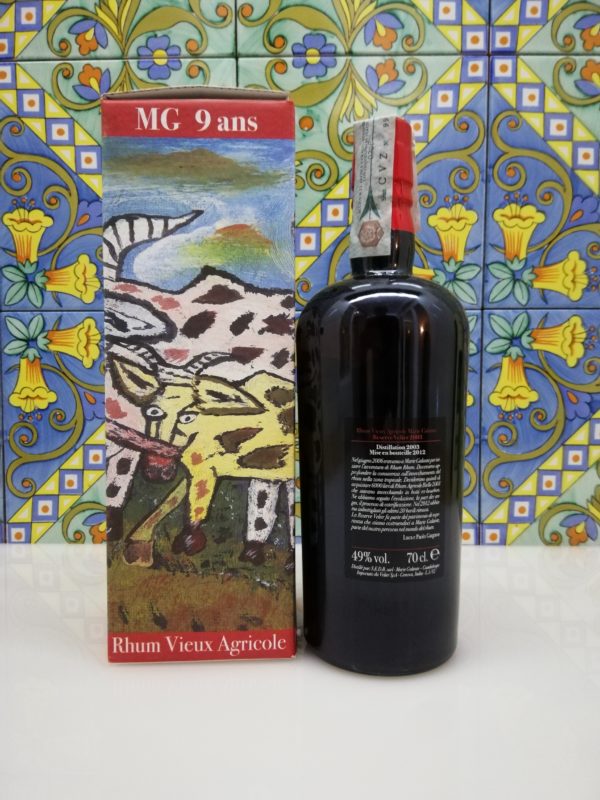 Rum MG Bielle 2003 Marie Galante 9 years old Velier cl 70 vol 49%