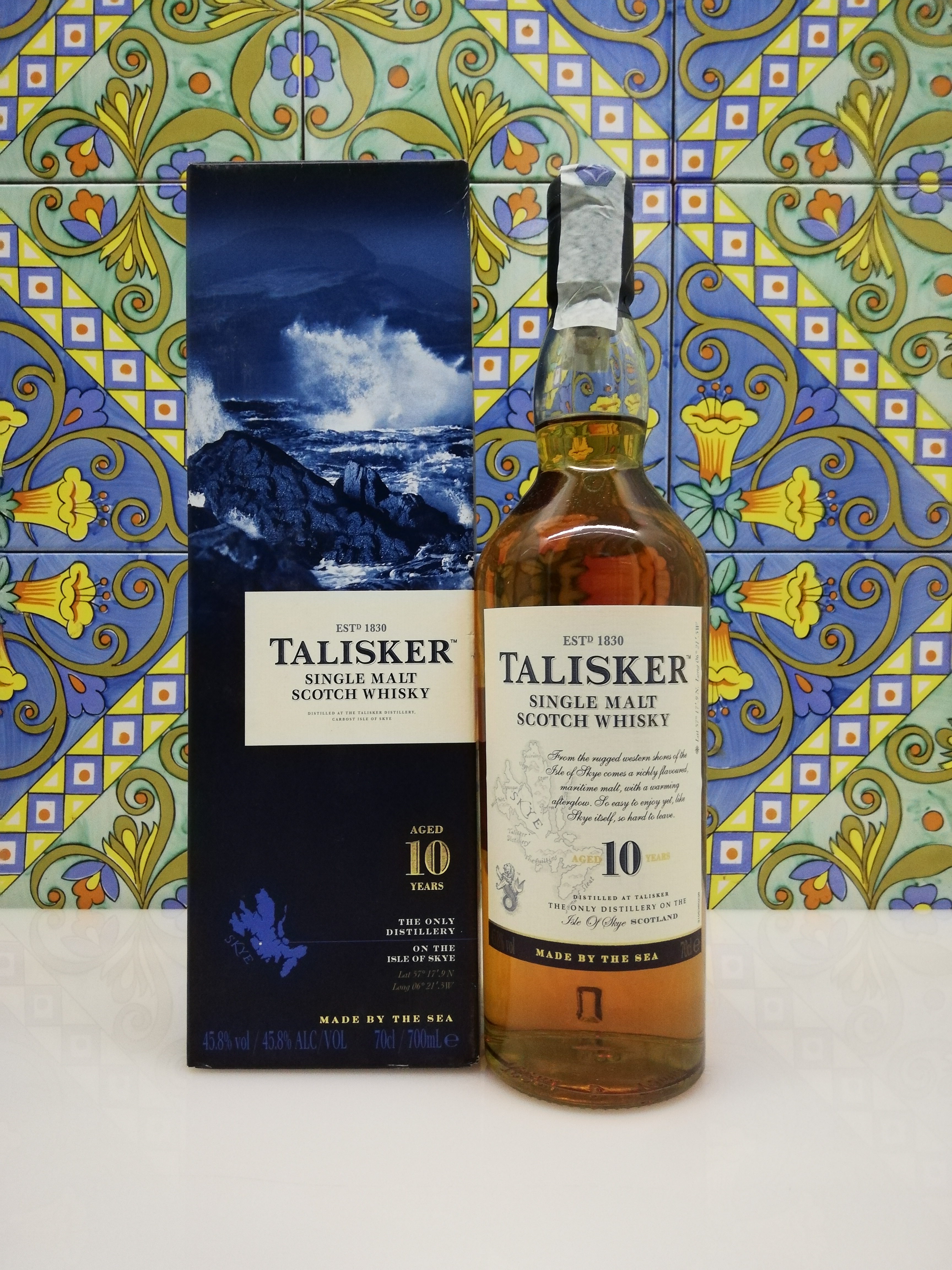 Whisky Talisker 10 Years Single Malt Scotch cl 70 vol 45.8 Maeba