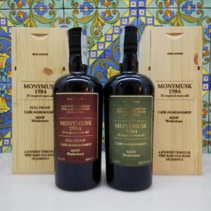 Rum Monymusk 1984 35 tropical years old release “Rum Sapiens”  Velier
