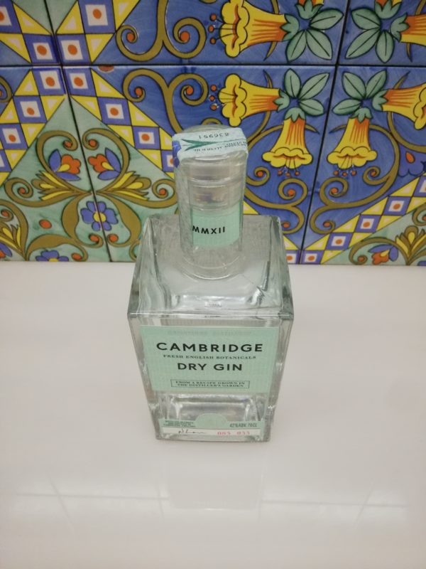 Gin Cambridge Fresh English Botanicals vol 42% cl 70 – London Dry Gin