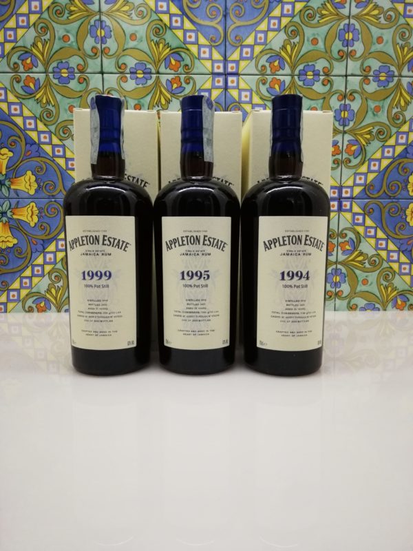 Rum Appleton Estate Hearts Collection 1994 – 1995- 1999 Vol.63% Cl70