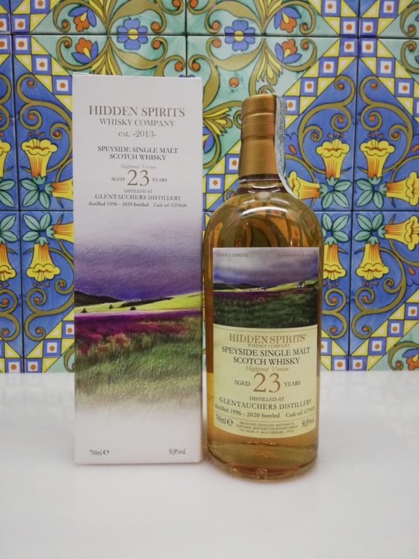 Whisky Glentauchers 23 y.o. Speyside Single Malt 1996 Hidden Spirits cl 70 vol 50.8%