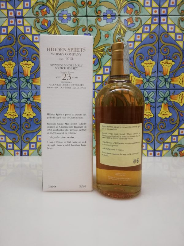 Whisky Glentauchers 23 y.o. Speyside Single Malt 1996 Hidden Spirits cl 70 vol 50.8%