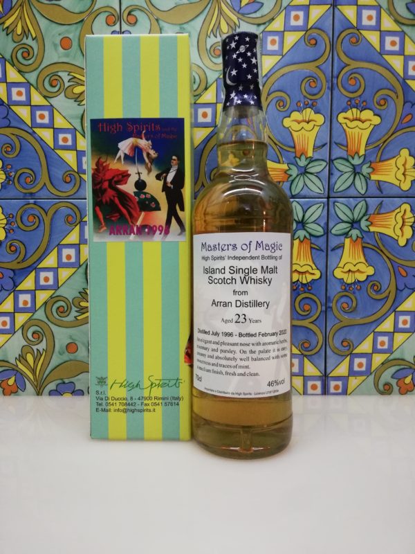 Whisky Arran 1996 Masters of Magic 23 y.o. High Spirits vol 46% cl 70