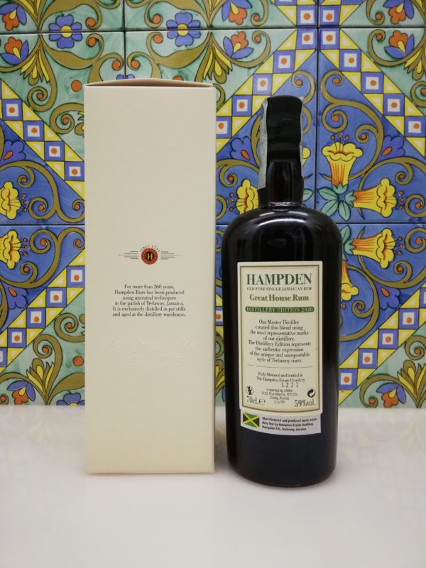 Rum Hampden Estate The Great House Release 2020 cl 70 vol 59%