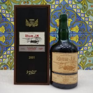 Rum J.M. Agricole Martinique 2001 15 y.o.  Vol.41,7% cl.70 wood box