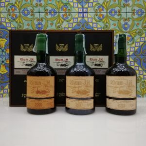 Rum J.M. Agricole Martinique 2000 – J.M. Agricole Martinique 2001 -J.M. Agricole Martinique 2002 -3x 70 cl