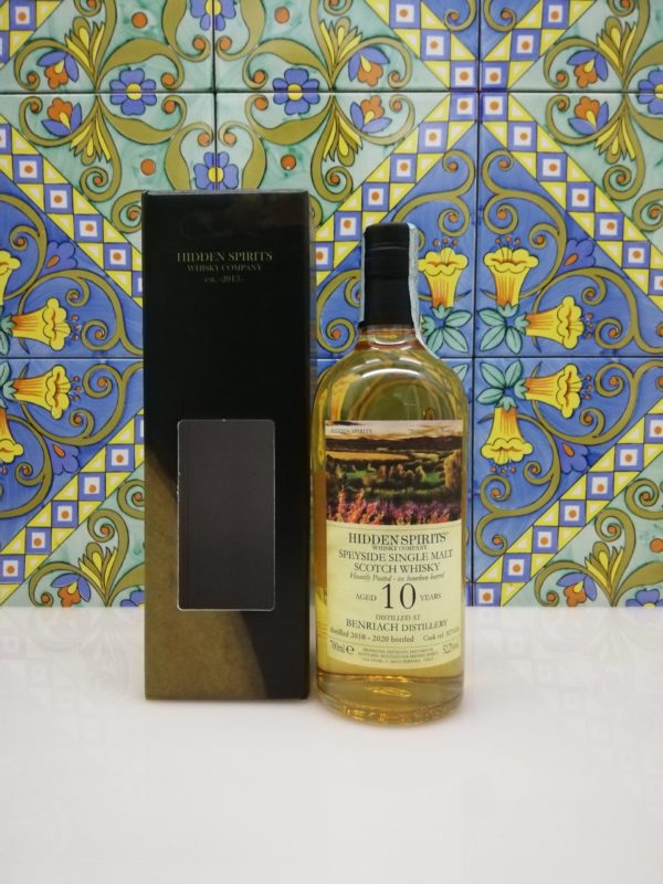 Whisky Benriach 10 y.o. 2010-2020 Speyside Single Malt Hidden Spirits vol 52,2% cl 70