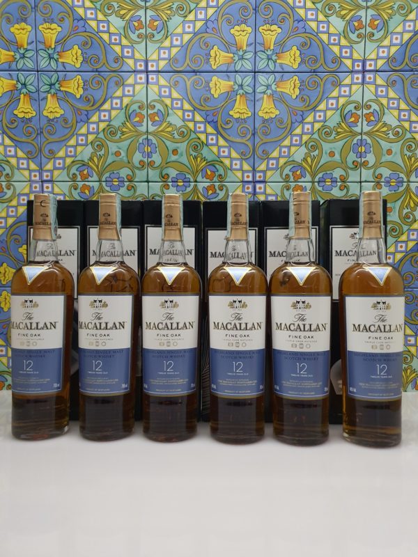 Serie Completa Whisky Macallan X-Ray 12 y.o. Fine Oak  Triple cask  6 x 70 cl vol 40 %